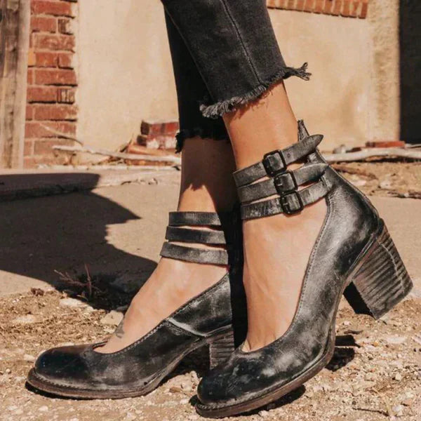 Escarpins élégants Neda avec bride cheville | talons élégants pour femmes