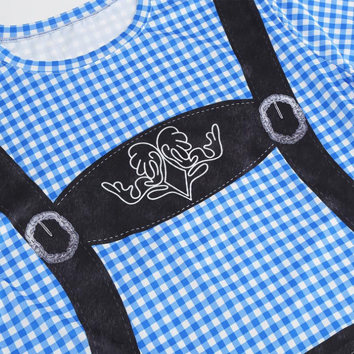 Wiesngaudi T-Shirt Unisexe – Design Lederhosen Photo-Réaliste, Fêtes & Oktoberfest