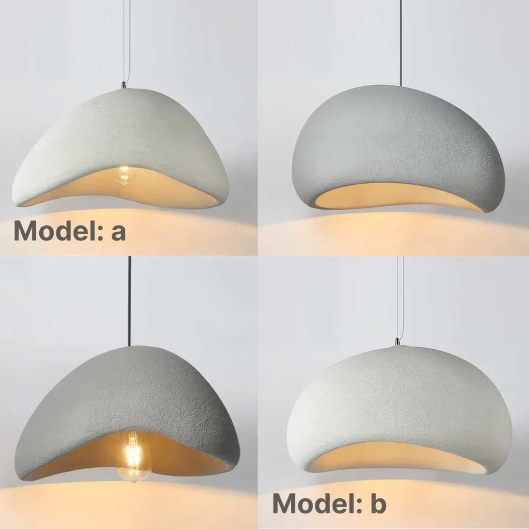 Lâmpada Suspensa Wasabi Bordô | Suspensão Design em Vidro & Metal Regulável