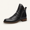 Botas de cuero para hombres con suela antideslizante y diseño elegante, perfectas para el otoño