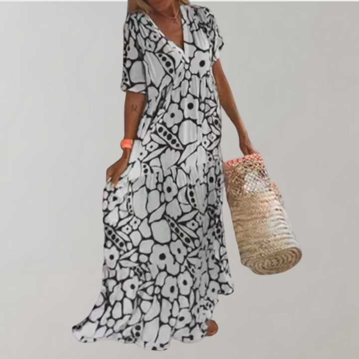Vestido de verano para mujer Zanda | Vestido ligero y cómodo para el tiempo libre, de estilo versátil.