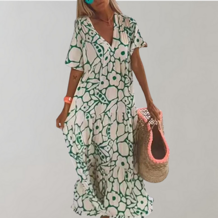 Vestido de verano para mujer Zanda | Vestido ligero y cómodo para el tiempo libre, de estilo versátil.