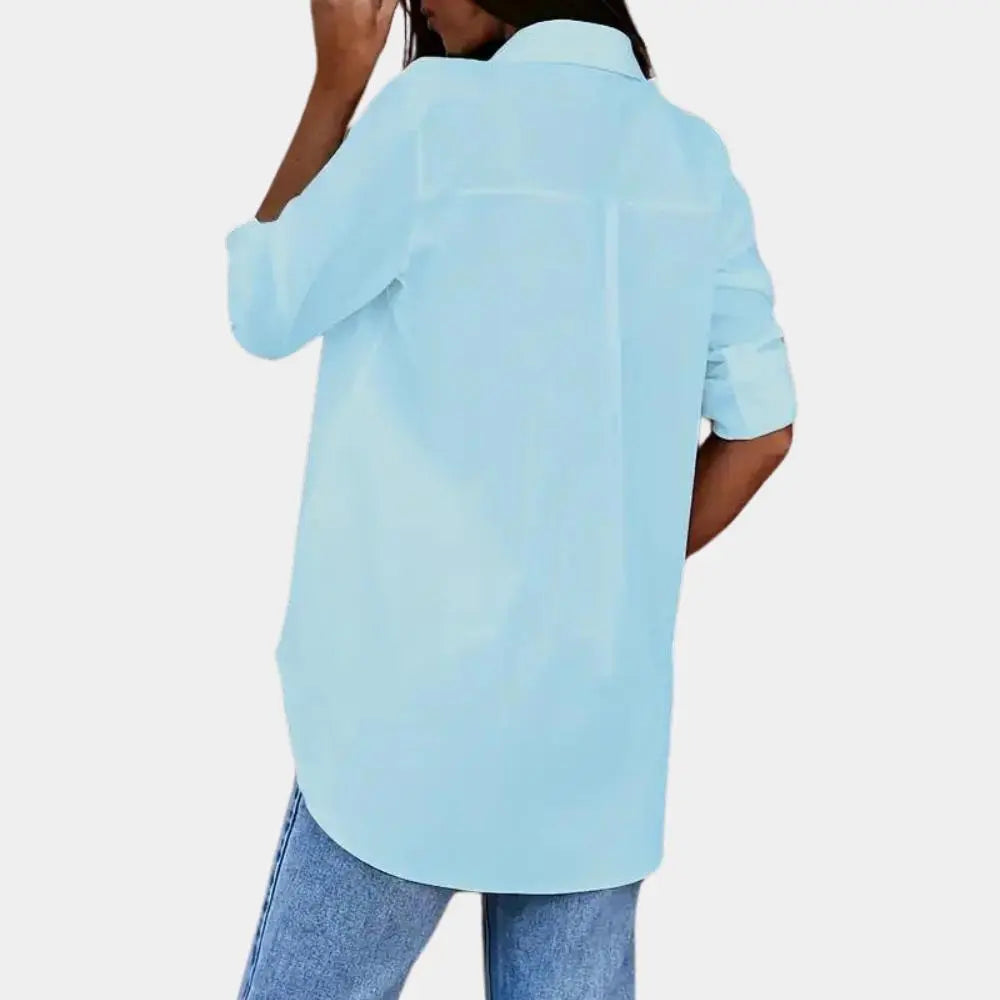 Blouse Chiara pour femmes | Blouse à manches longues avec coupe cintrée & style quotidien élégant