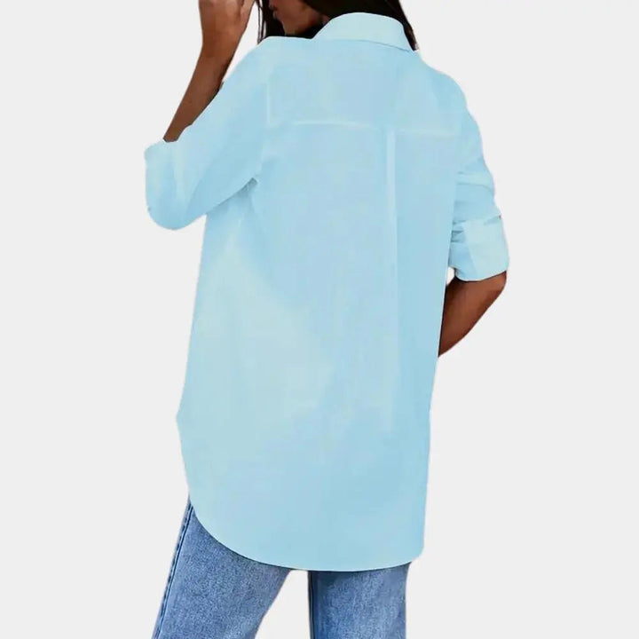 Blouse Chiara pour femmes | Blouse à manches longues avec coupe cintrée & style quotidien élégant