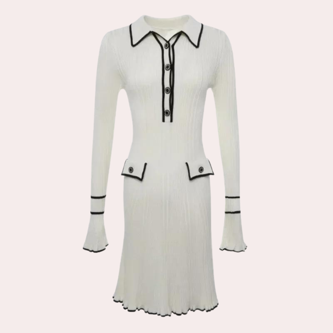 Darija Robe Longue Élégante pour Femme | Design en Tricot Élégant