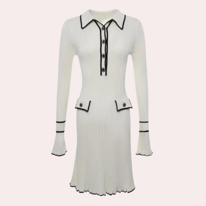 Darija Robe Longue Élégante pour Femme | Design en Tricot Élégant