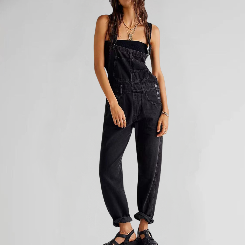 Valeria Jumpsuit Denim pour femmes | Une pièce confortable au look tendance pour le travail et les loisirs