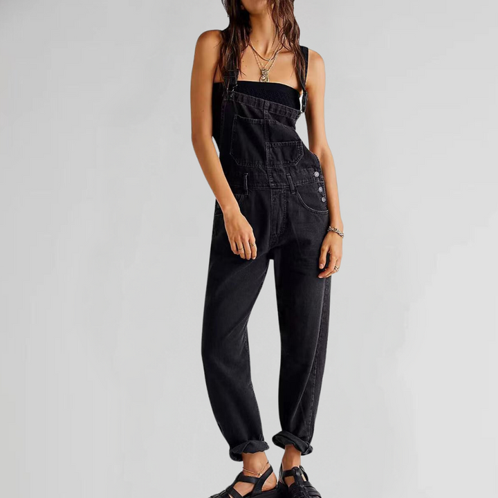 Valeria Jumpsuit Denim pour femmes | Une pièce confortable au look tendance pour le travail et les loisirs