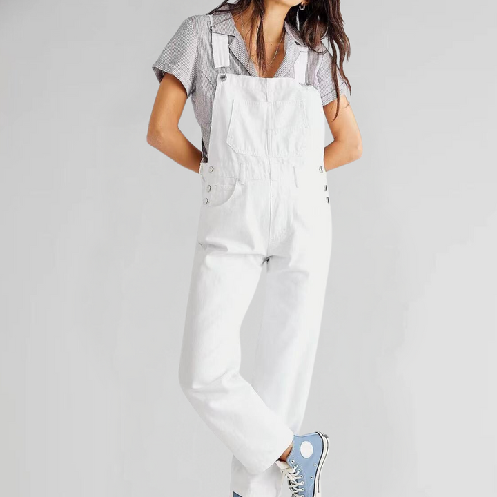 Valeria Jumpsuit Denim pour femmes | Une pièce confortable au look tendance pour le travail et les loisirs