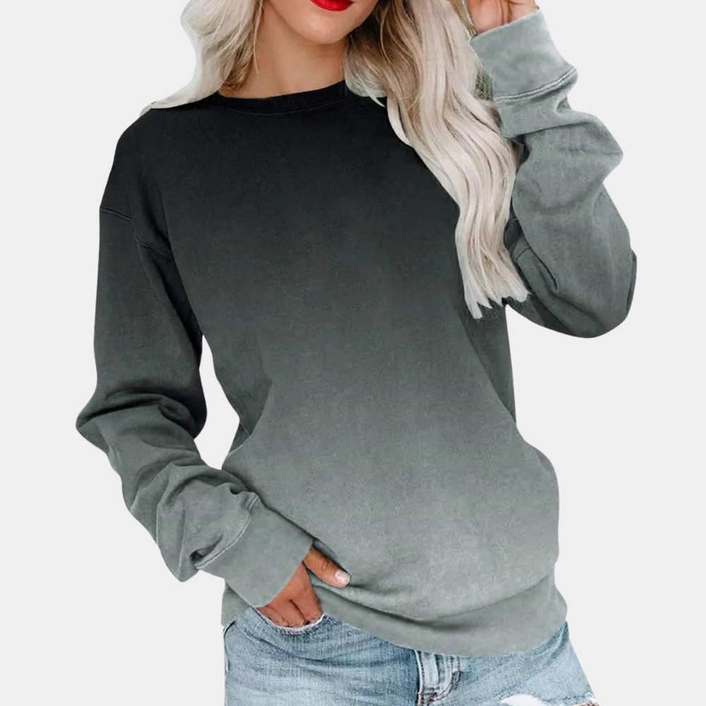 Ivet Sweatshirt Dégradé pour Femme | Pull Tendance & Confortable pour Tenues Décontractées