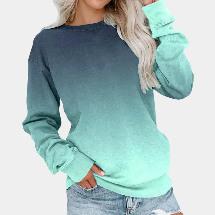 Ivet Sweatshirt Dégradé pour Femme | Pull Tendance & Confortable pour Tenues Décontractées