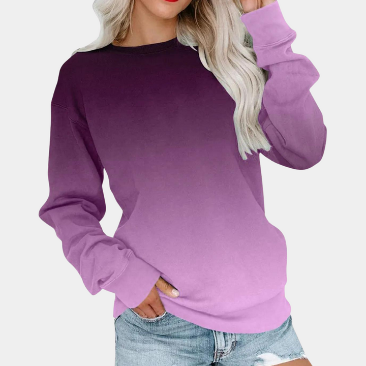 Ivet Sweatshirt Dégradé pour Femme | Pull Tendance & Confortable pour Tenues Décontractées