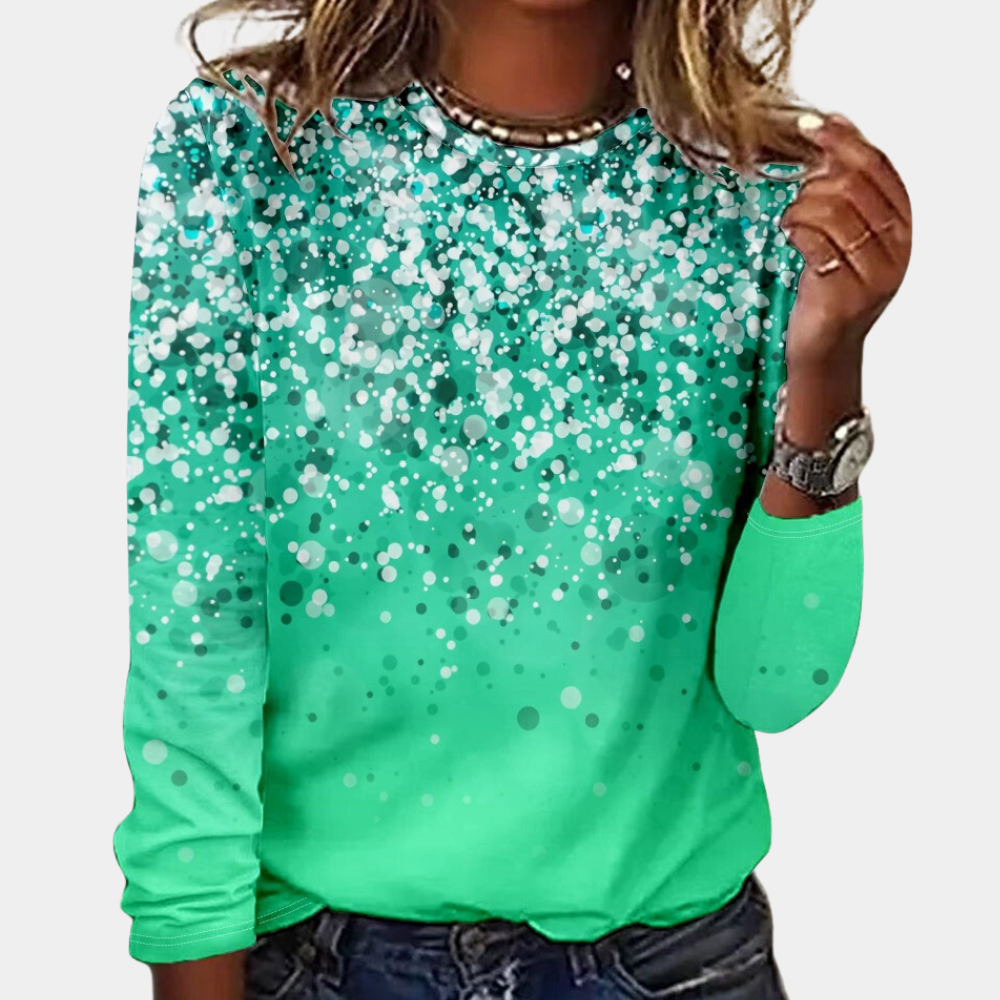 Rositsa T-shirt À Manches Longues Élégant pour Femme | Coupe Flatteuse & Design Polyvalent pour le Jour et la Soirée