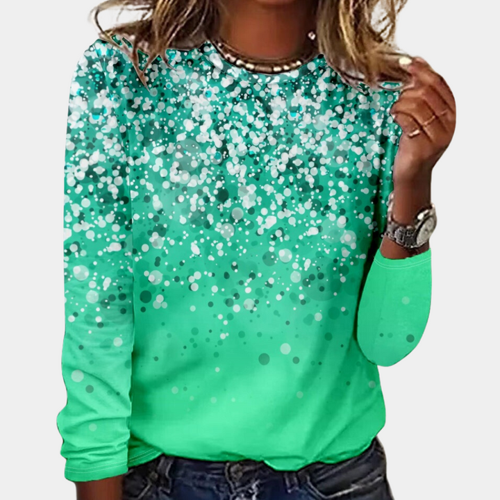 Rositsa T-shirt À Manches Longues Élégant pour Femme | Coupe Flatteuse & Design Polyvalent pour le Jour et la Soirée