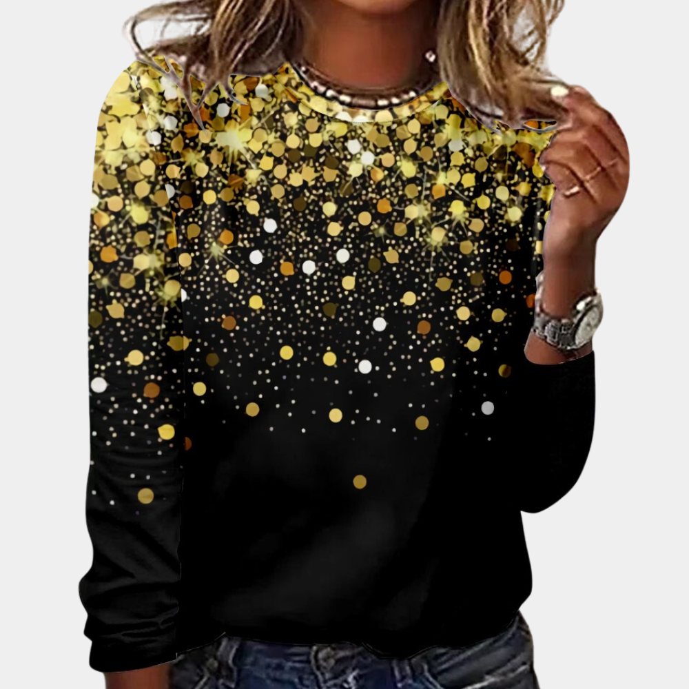 Rositsa T-shirt À Manches Longues Élégant pour Femme | Coupe Flatteuse & Design Polyvalent pour le Jour et la Soirée