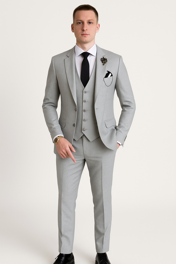 Winston's Finest: sofisticado traje de tres piezas para hombre