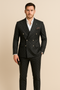 Costume croisé de luxe 2 pièces