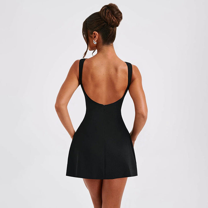Mini robe Chic Twilight | Élégance et confort avec une coupe flatteuse et une longueur midi