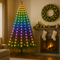 Lumières de Noël LED pour arbre de Noël d'extérieur Décoration de Noël d'extérieur contrôlée de manière intelligente