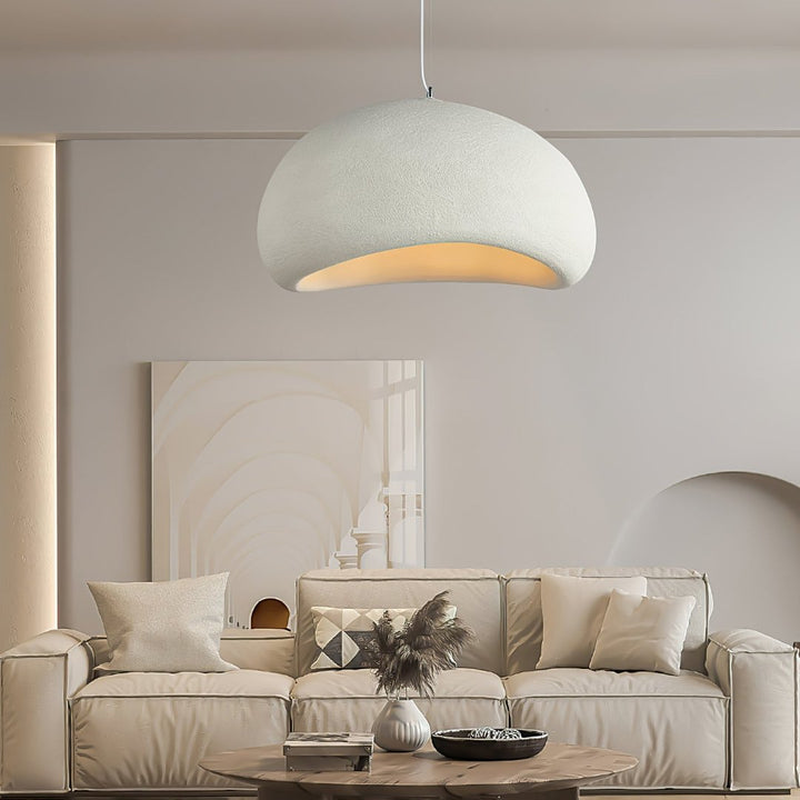 Lâmpada Suspensa Wasabi Bordô | Suspensão Design em Vidro & Metal Regulável