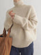 Cachemire Chic | Pull Col Roulé en Cachemire Doux et Élégant pour un Style Raffiné