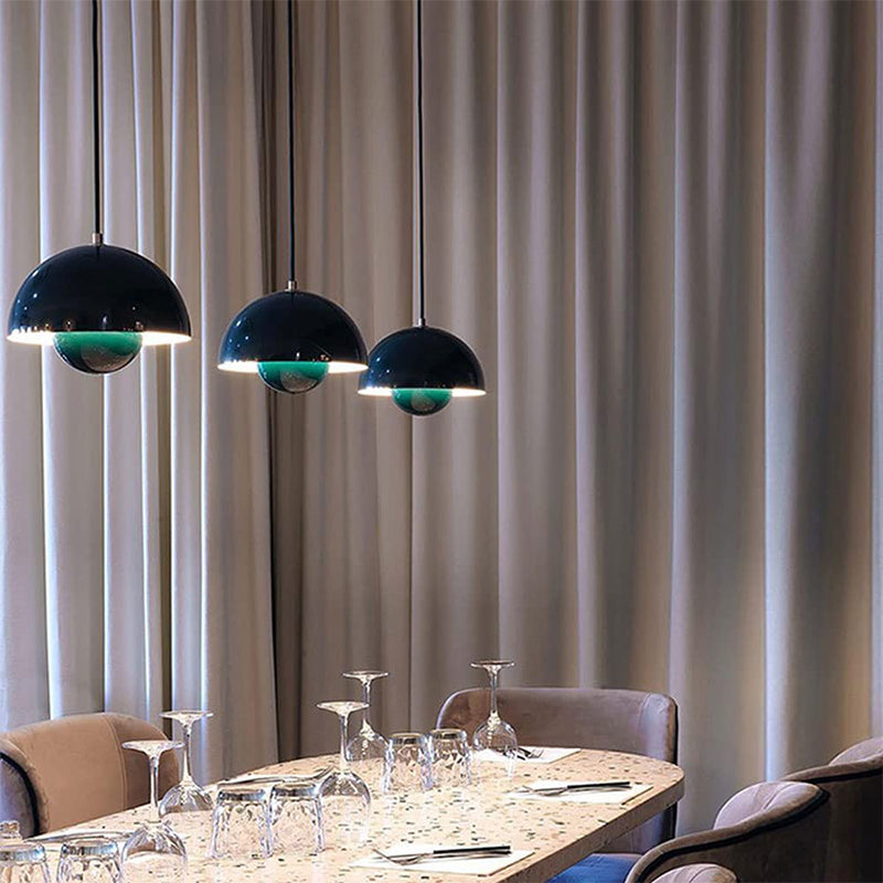 Suspension Auroraglo V2 - Lampe Moderne en Forme de Pot de Fleurs pour Chambre, Éclairage LED, Design Scandinave