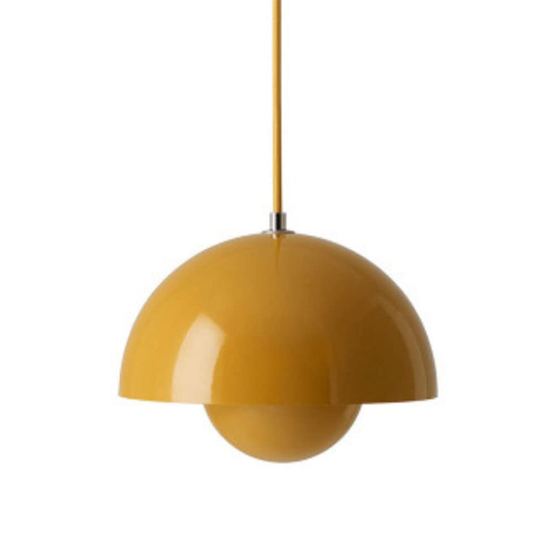 Suspension Auroraglo V2 - Lampe Moderne en Forme de Pot de Fleurs pour Chambre, Éclairage LED, Design Scandinave