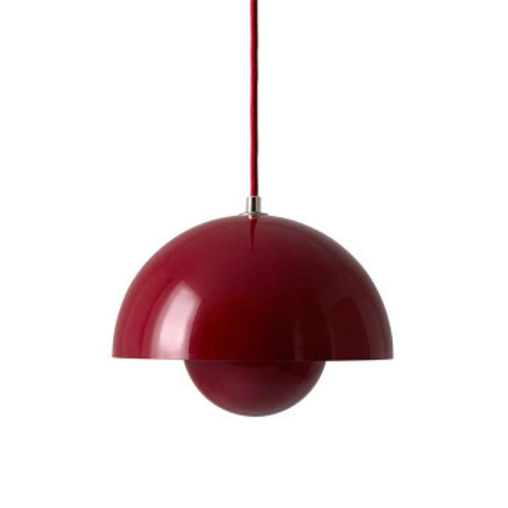 Suspension Auroraglo V2 - Lampe Moderne en Forme de Pot de Fleurs pour Chambre, Éclairage LED, Design Scandinave