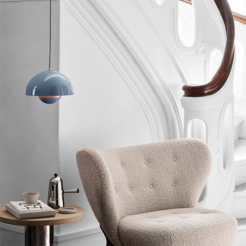 Suspension Auroraglo V2 - Lampe Moderne en Forme de Pot de Fleurs pour Chambre, Éclairage LED, Design Scandinave