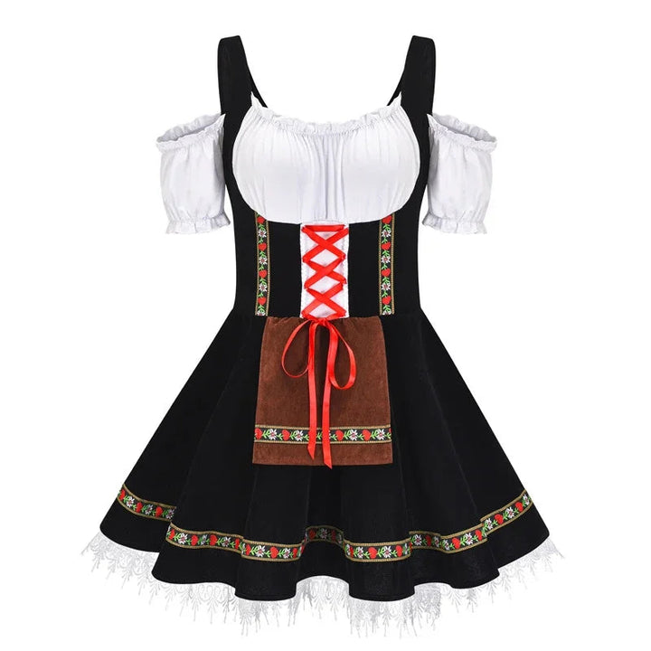 AlpenHerz Mini-Dirndl | Style Bavarois Moderne & Élégant pour Oktoberfest