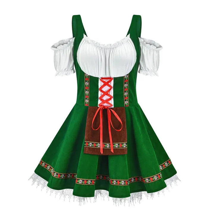 AlpenHerz Mini-Dirndl | Style Bavarois Moderne & Élégant pour Oktoberfest