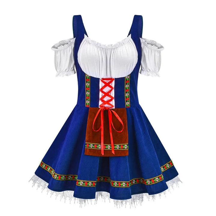 AlpenHerz Mini-Dirndl | Style Bavarois Moderne & Élégant pour Oktoberfest
