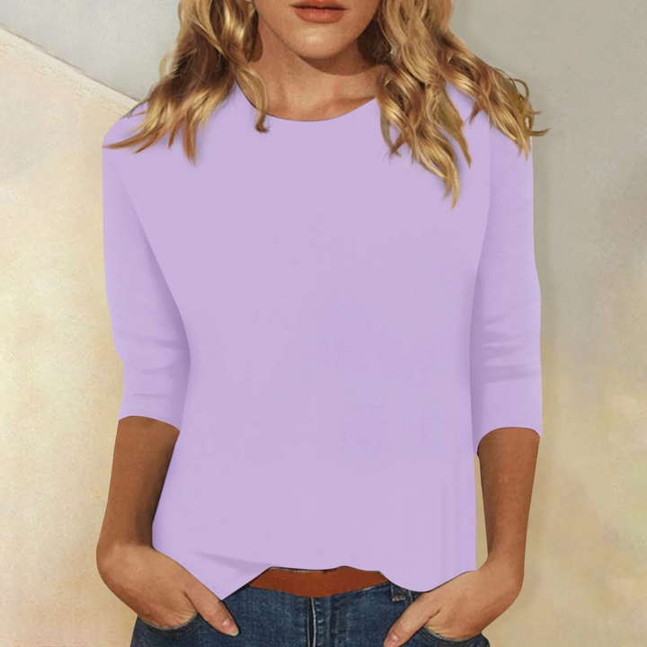 Livia T-shirt Élégant Femme | Manches Longues & Style Raffiné