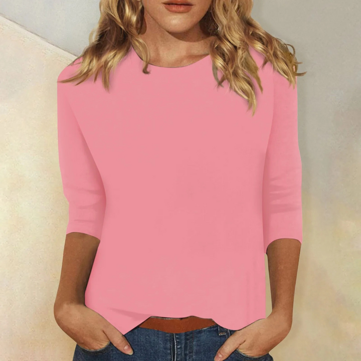 Livia T-shirt Élégant Femme | Manches Longues & Style Raffiné