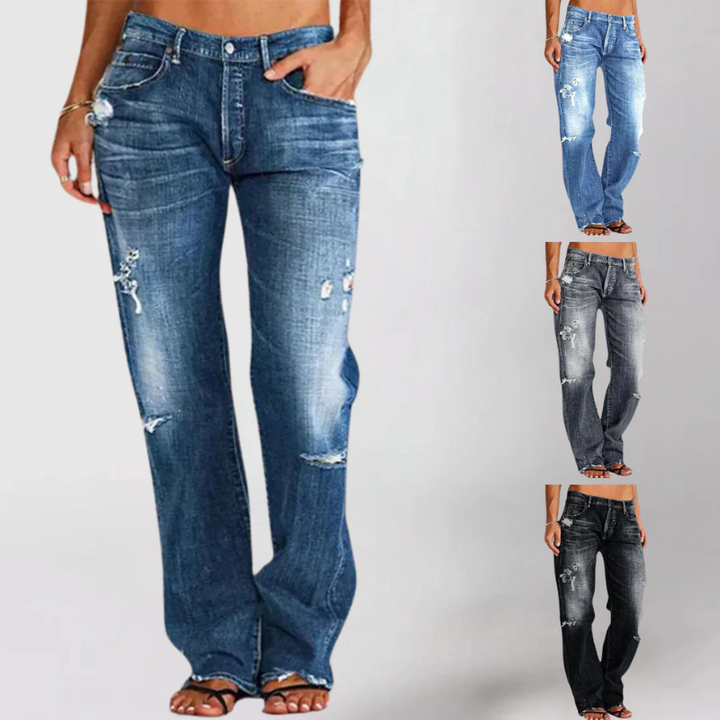 Jeans Brooklyn da donna, vestibilità ampia | Chiusura con bottoni, lunghezza alla caviglia e molteplici combinazioni