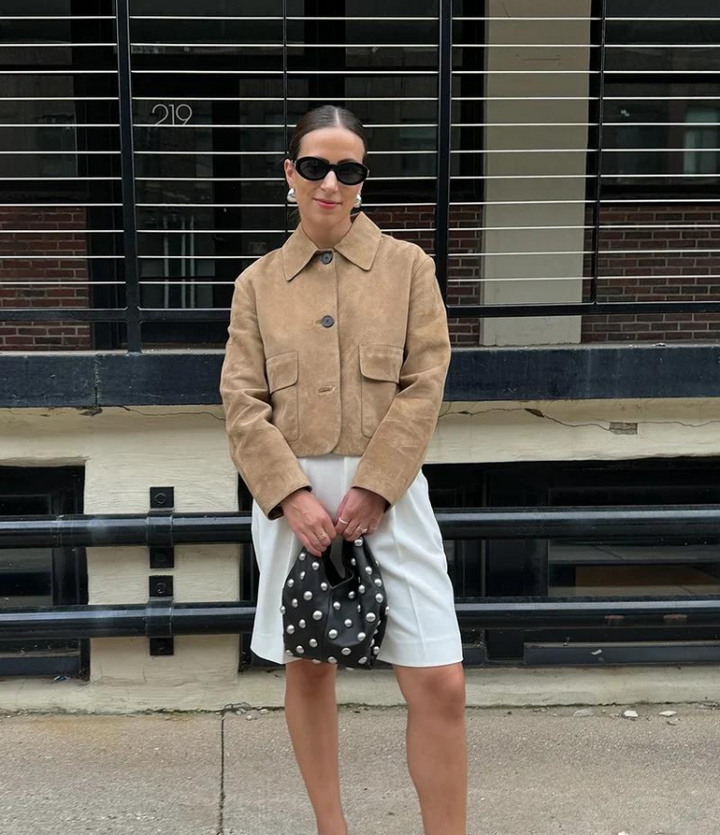 Veste en cuir pour femme Karly | Coupe étroite et design moderne - Un look élégant pour toutes les occasions