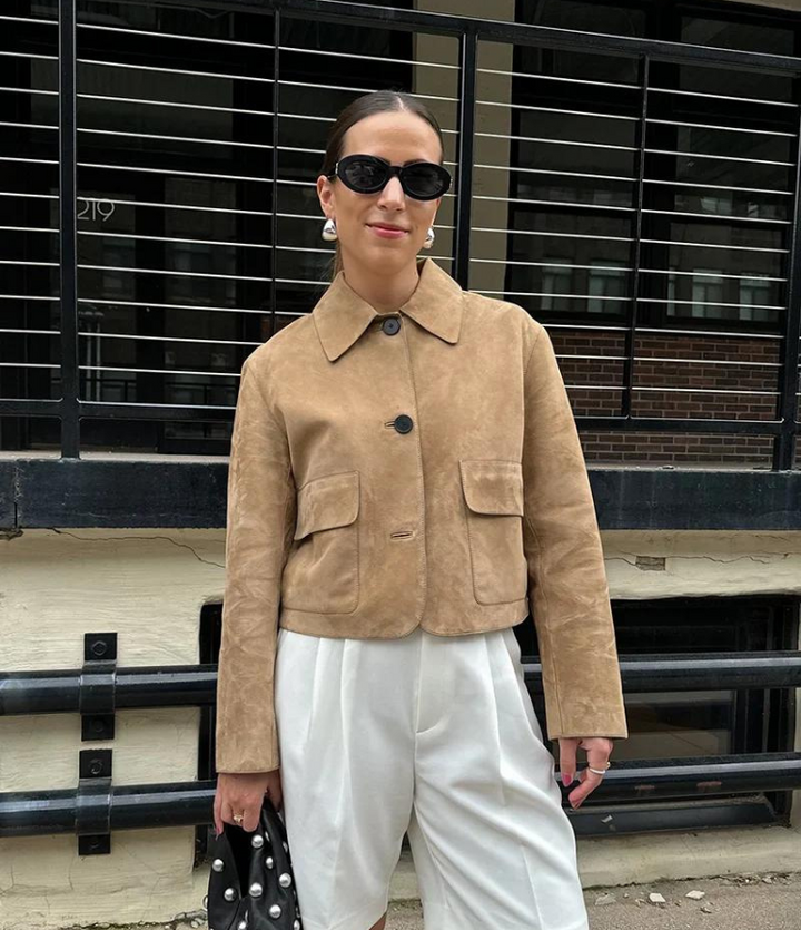 Veste en cuir pour femme Karly | Coupe étroite et design moderne - Un look élégant pour toutes les occasions