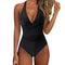Maillot de bain push-up élégant à taille haute