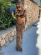 Saia comprida Marina – Leopardo