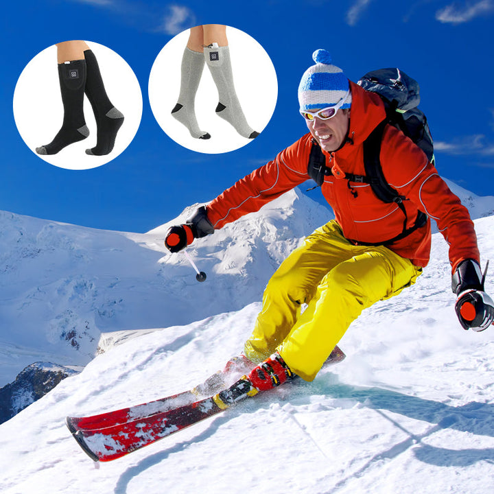 HeatWave | Calcetines calefactables eléctricos con batería recargable y calor ajustable
