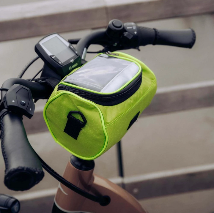 Sacoche de vélo avec écran tactile | Résistante aux projections d'eau et multifonctionnelle - Convient à tous les vélos