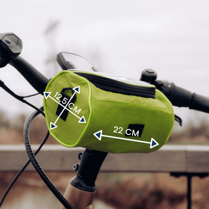 Sacoche de vélo avec écran tactile | Résistante aux projections d'eau et multifonctionnelle - Convient à tous les vélos
