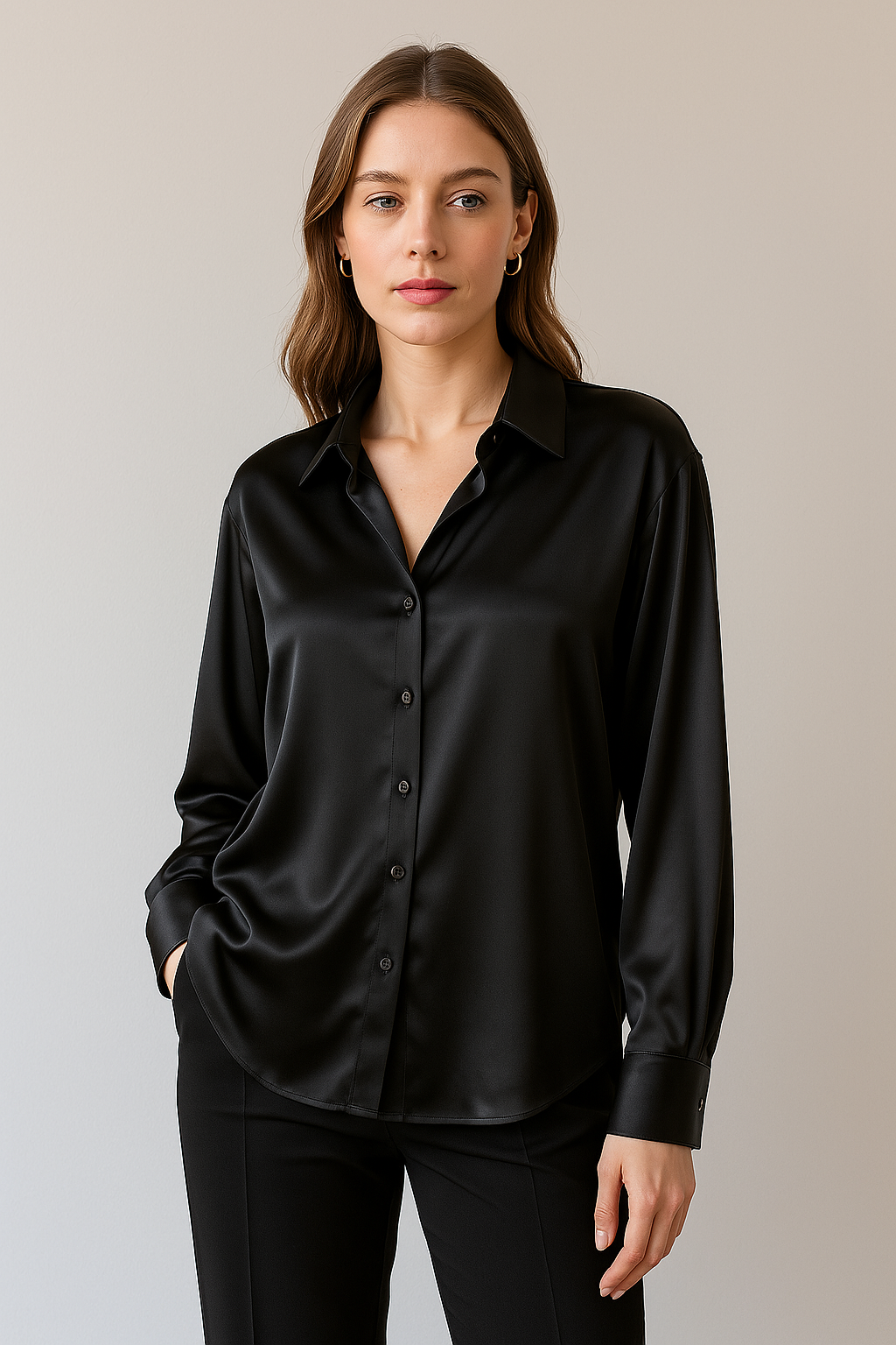 Fifine | Chemise en soie pour femme | Elégante, luxueuse & polyvalente