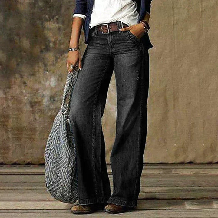 Pantalones vaqueros anchos Adele para mujer | Diseño moderno, comodidad excepcional
