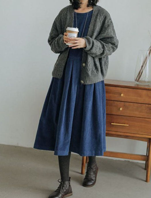 Zoé | Elegante abito in velluto francese per donna