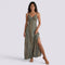 Abito lungo maxi da donna in stile bohémien