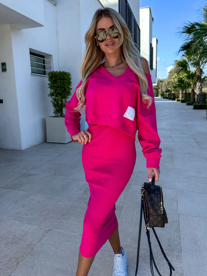 Conjunto de sudadera y vestido Monique | Comodidad y elegancia para el día a día