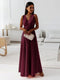Elin | Magnifique robe maxi d'automne pour femme