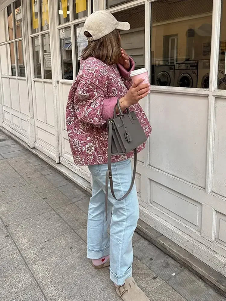 Ada | Chaqueta elegante con estampado floral para mujer