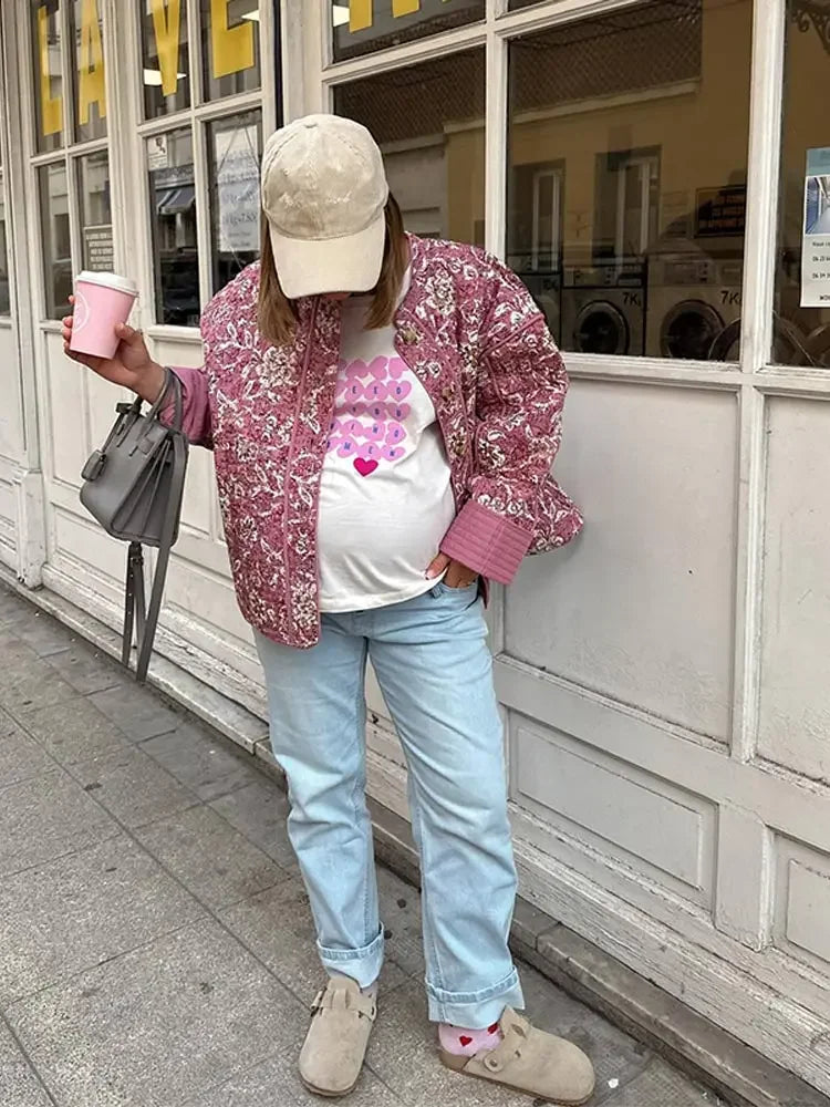 Ada | Chaqueta elegante con estampado floral para mujer
